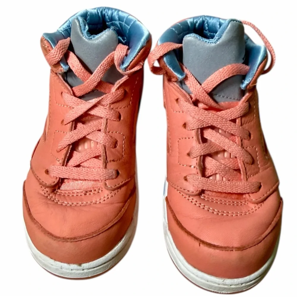Jordan‎ 5 Retro TD We The Best Crimson Bliss Kids Size 9C DV4981-641 Dj Khaled